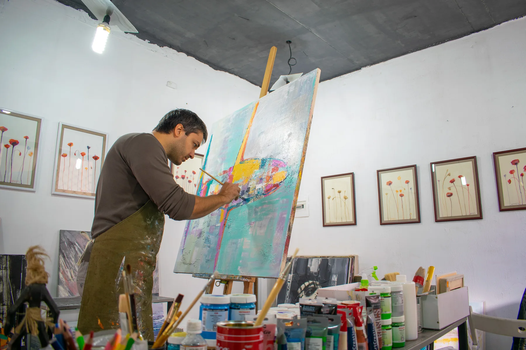 Kamen Trifonov in the studio — detail 3