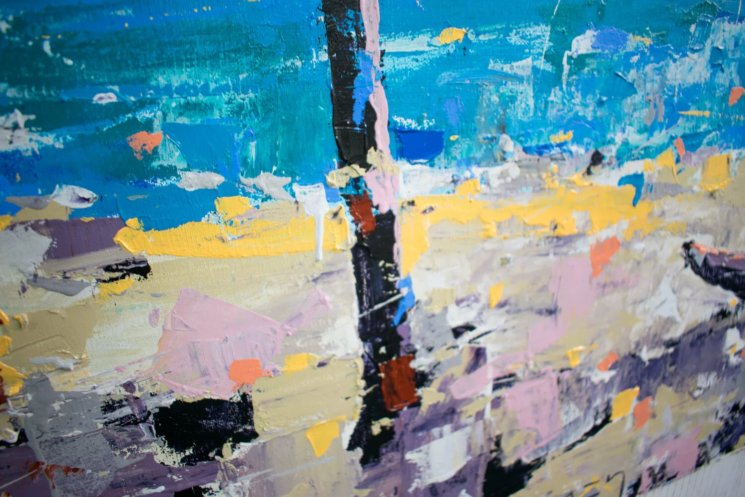 Boat, Beach, Ocean, Trees — detail 4
