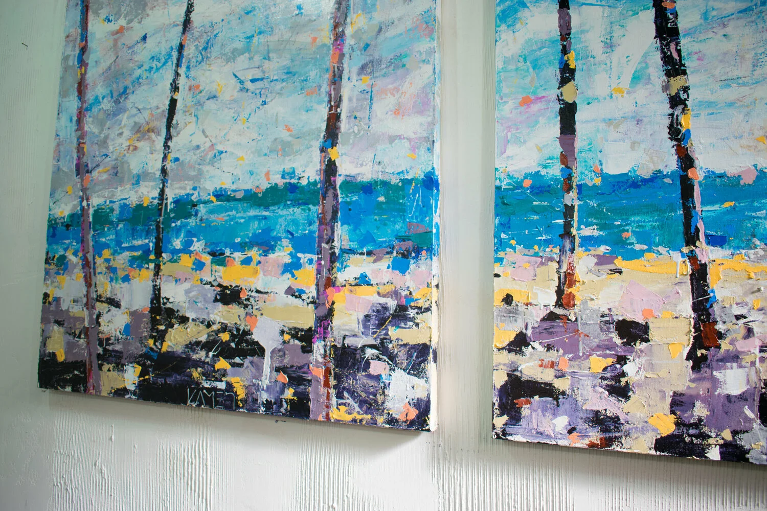 Boat, Beach, Ocean, Trees — detail 7