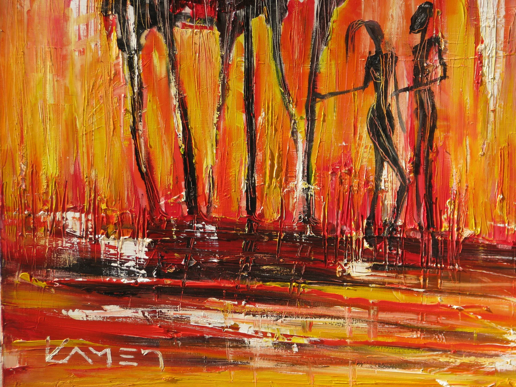 Burning Sunset — detail 1