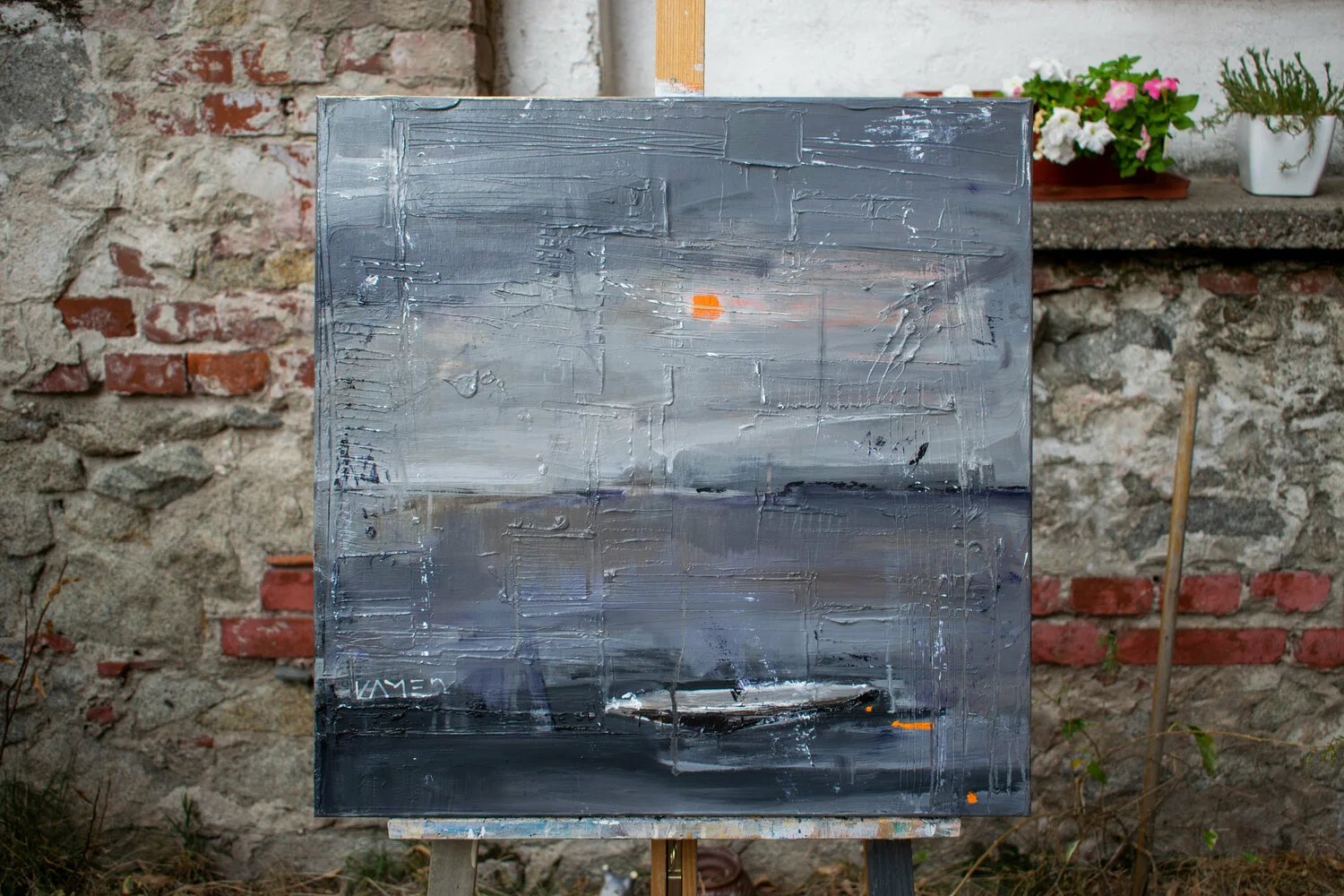 Orange Moon — detail 1
