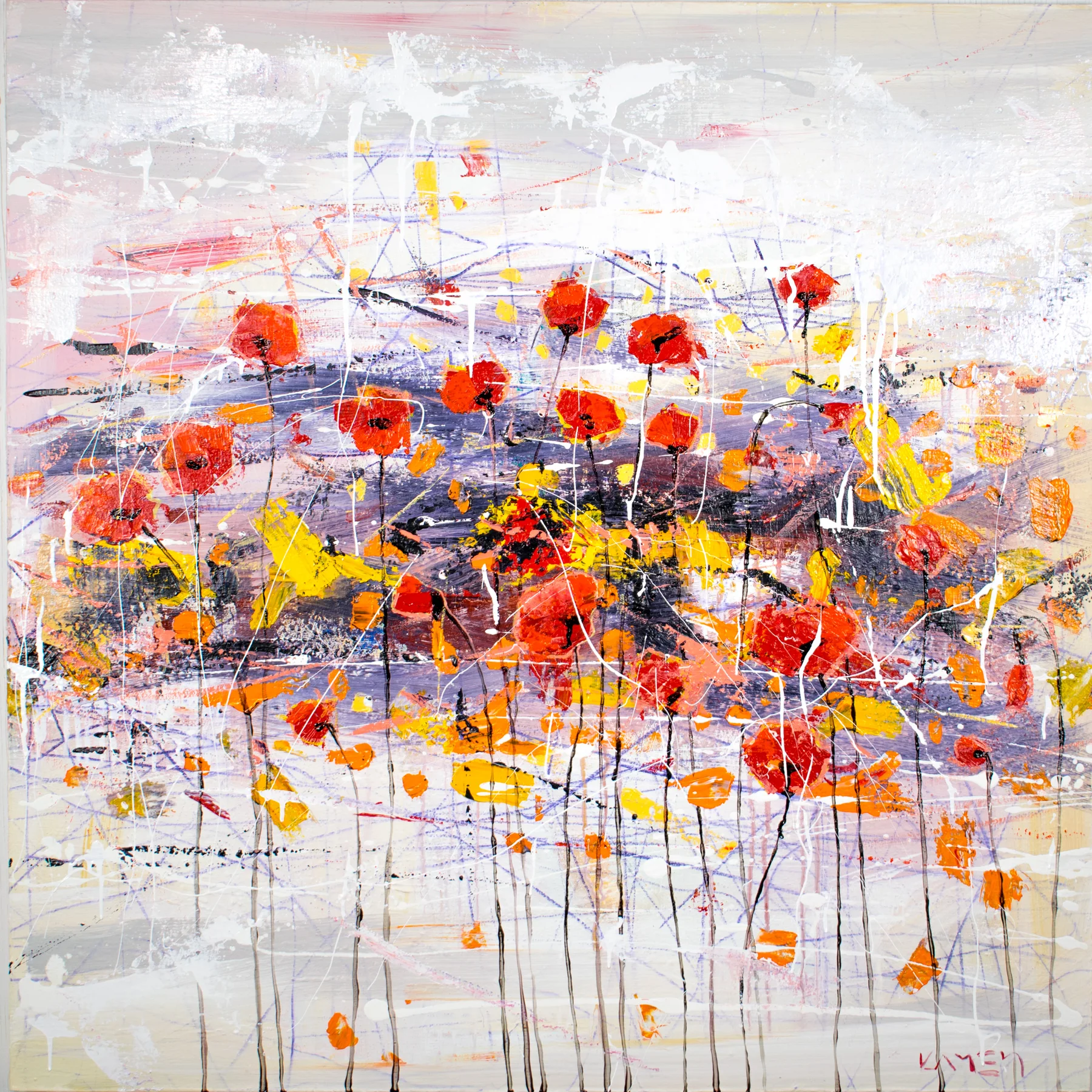 Poppies at Dusk 1