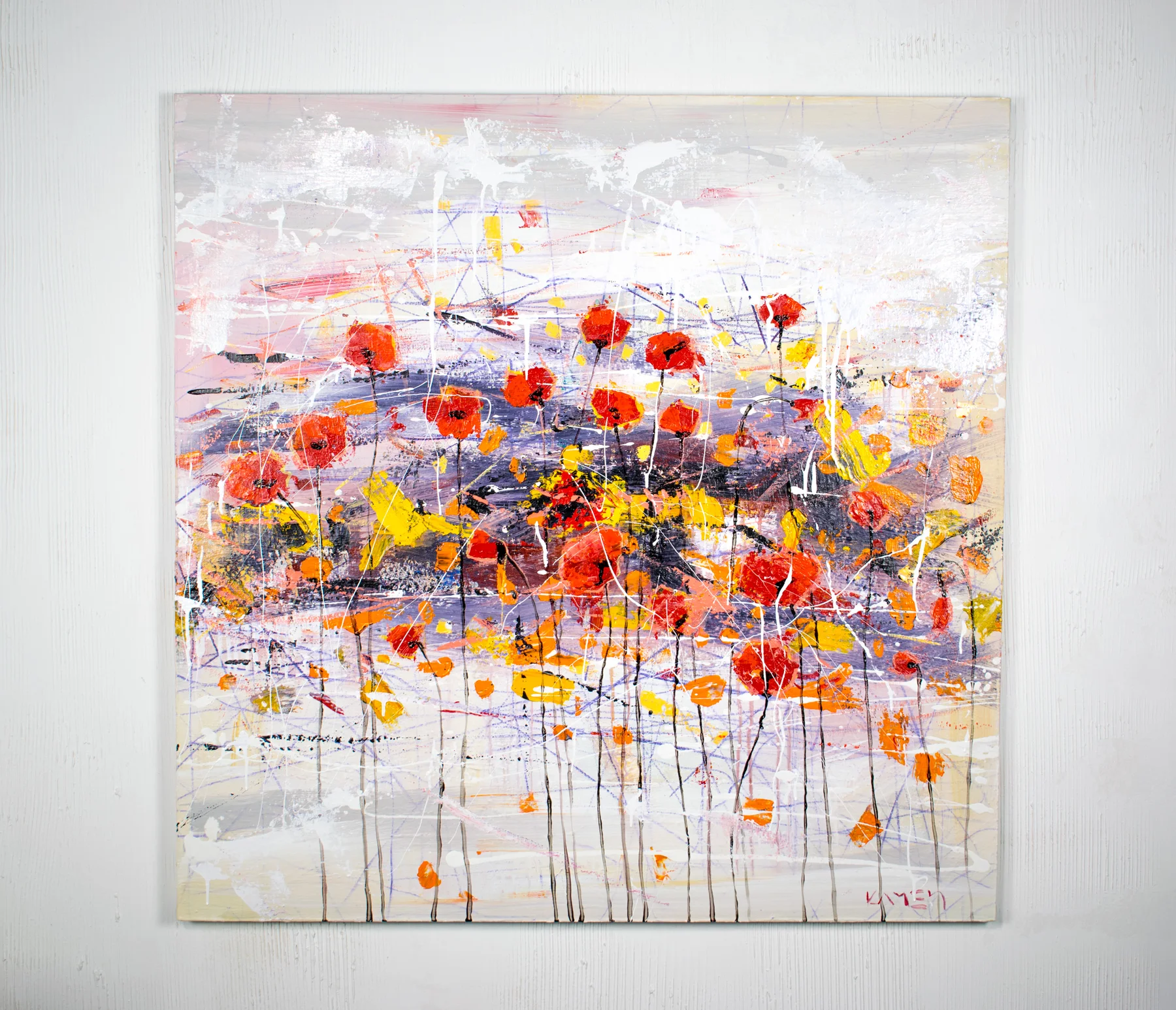 Poppies at Dusk 1 — detail 1