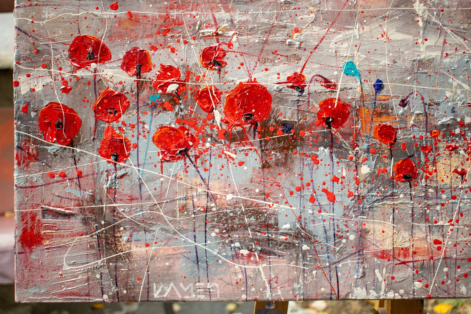 Poppies at Dusk 5 — detail 1