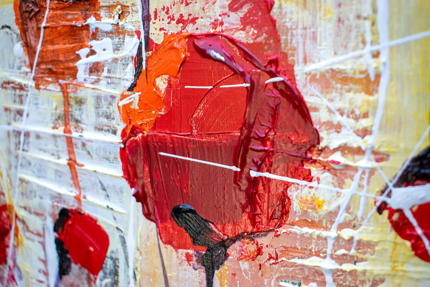 Poppies in Gold — detail 9