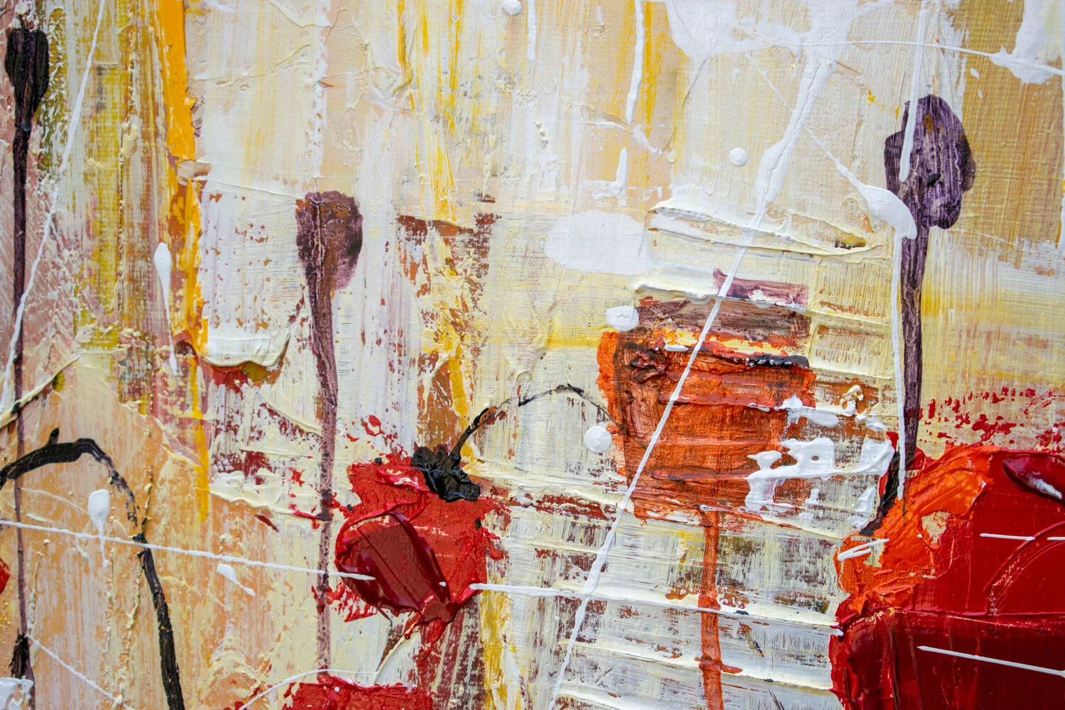 Poppies in Gold — detail 5