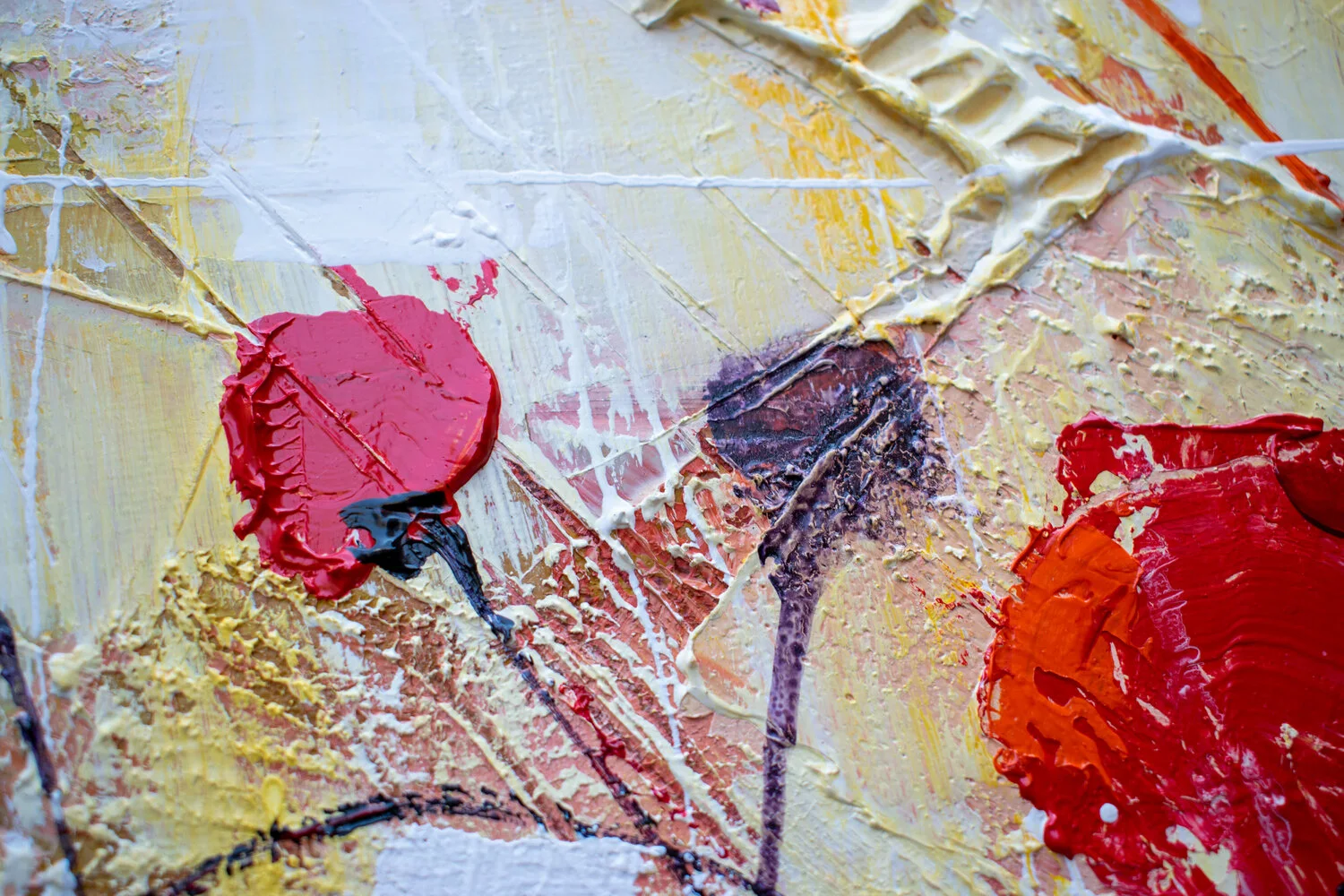 Poppies in Gold — detail 7