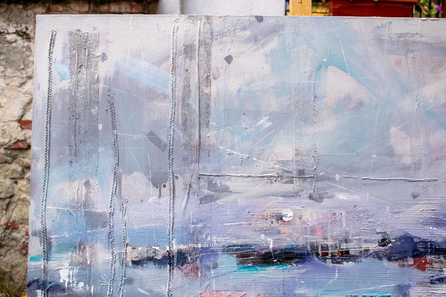 September, Boats under the Moon — detail 3
