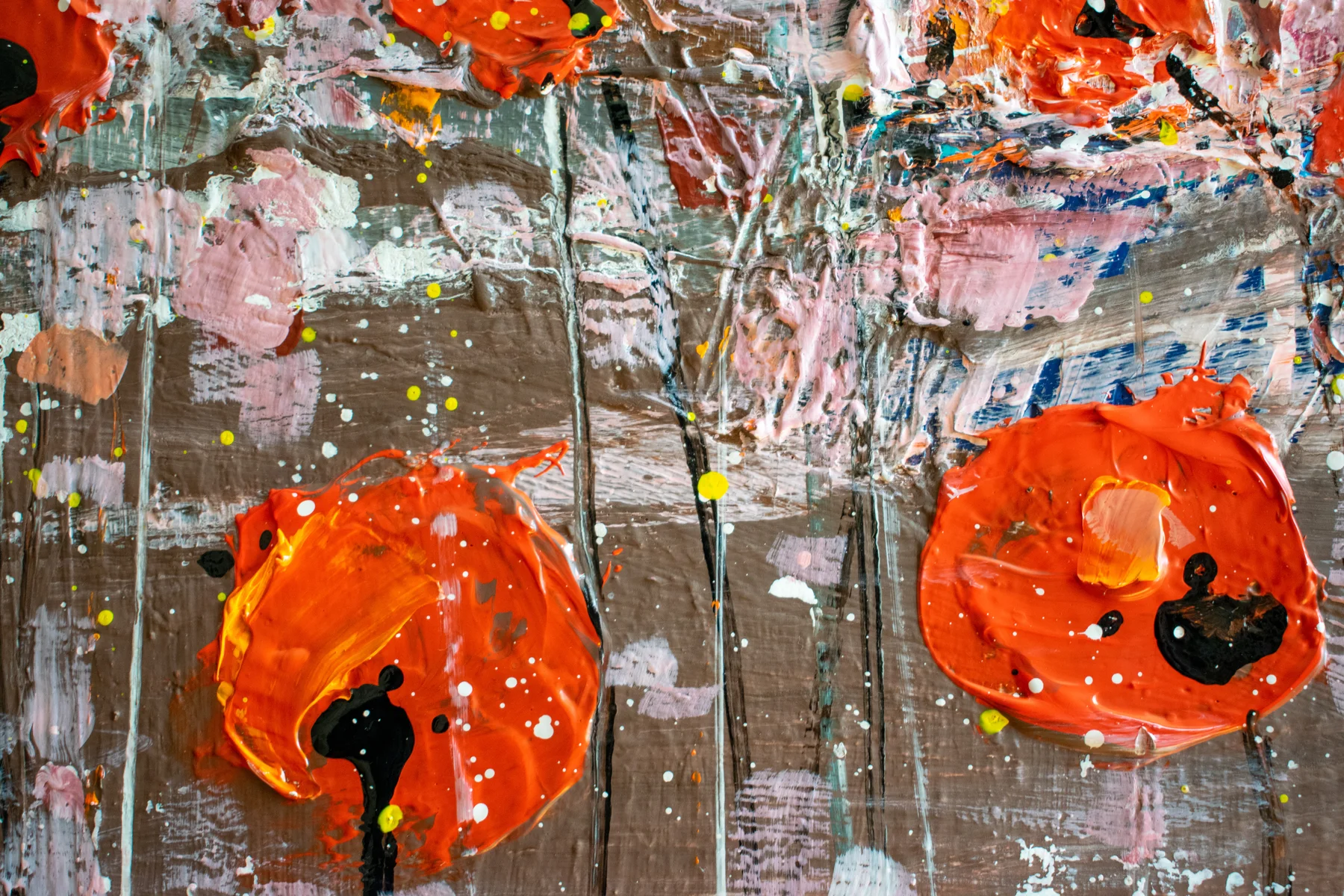 Summerfield with Poppies — detail 9