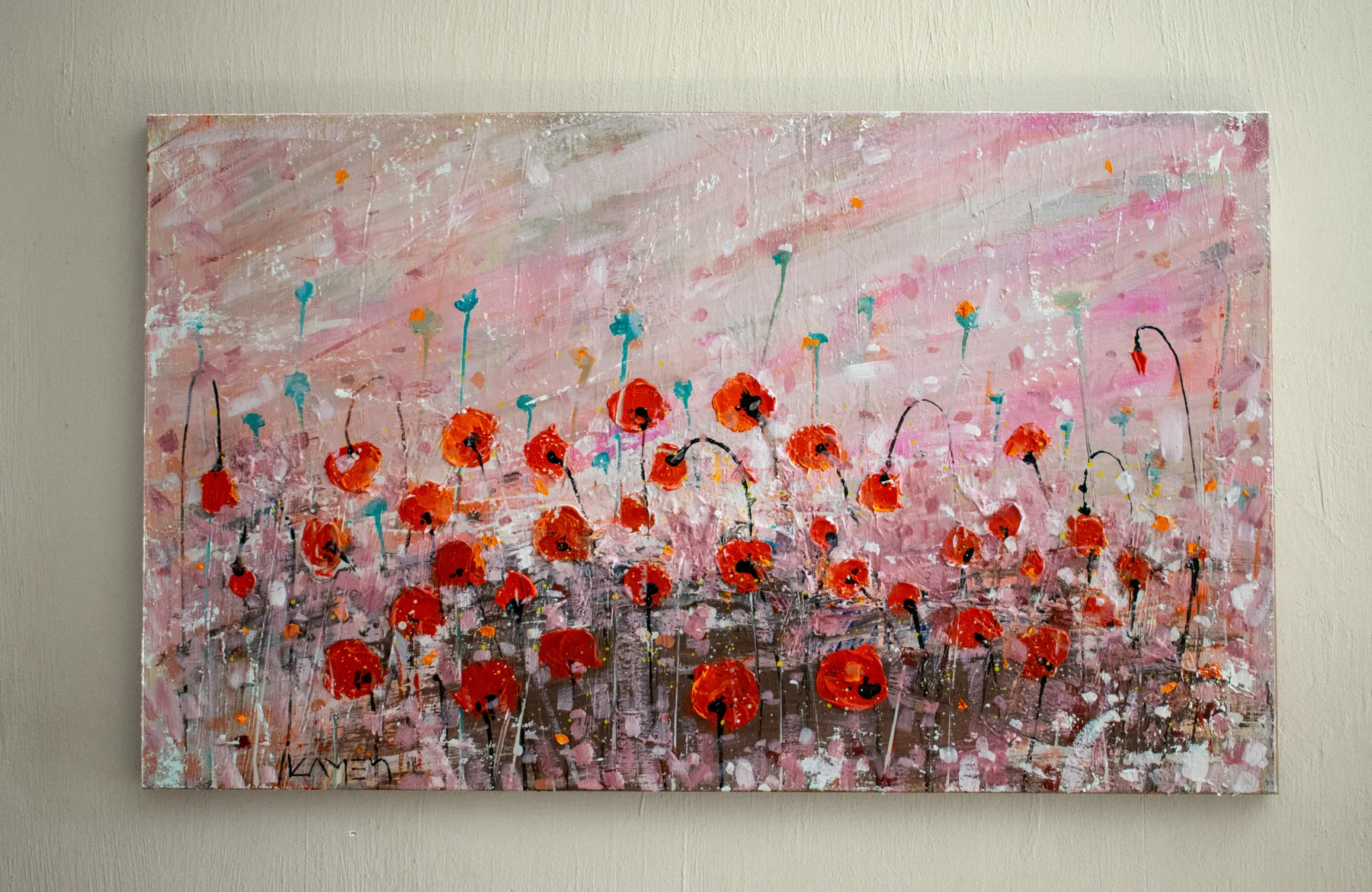 Summerfield with Poppies — detail 1