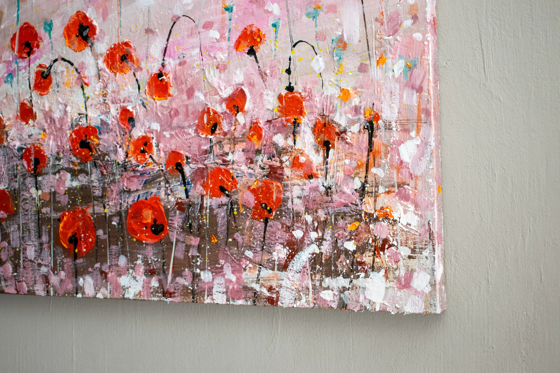 Summerfield with Poppies — detail 2