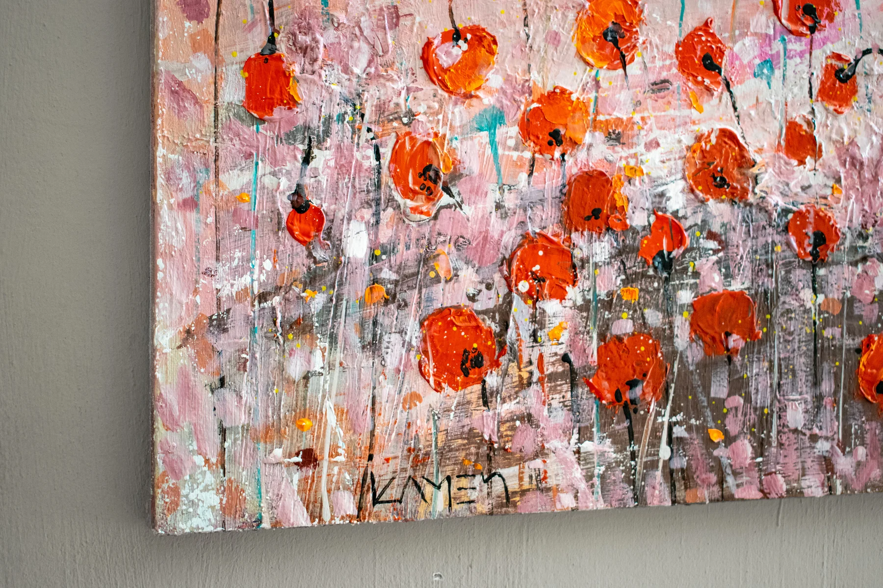 Summerfield with Poppies — detail 3