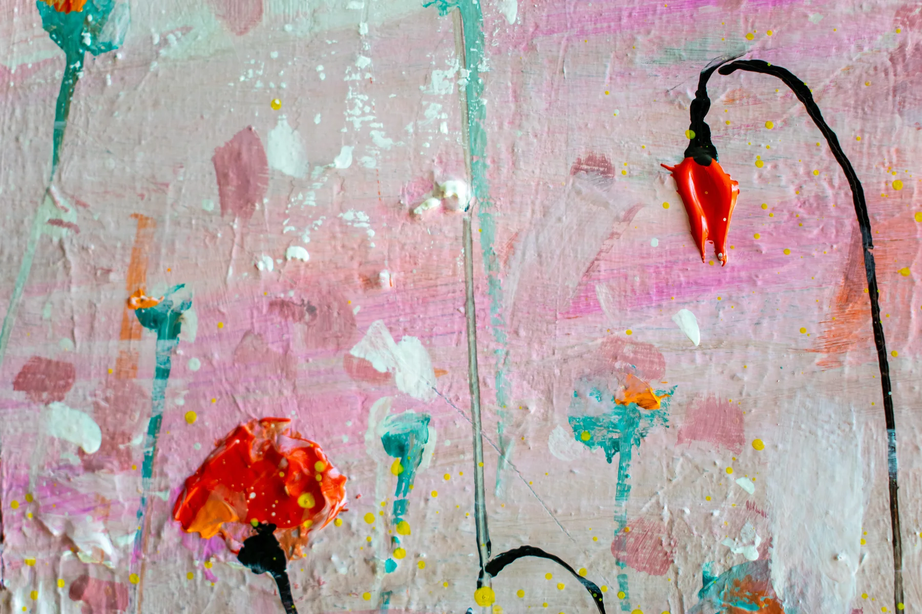 Summerfield with Poppies — detail 6