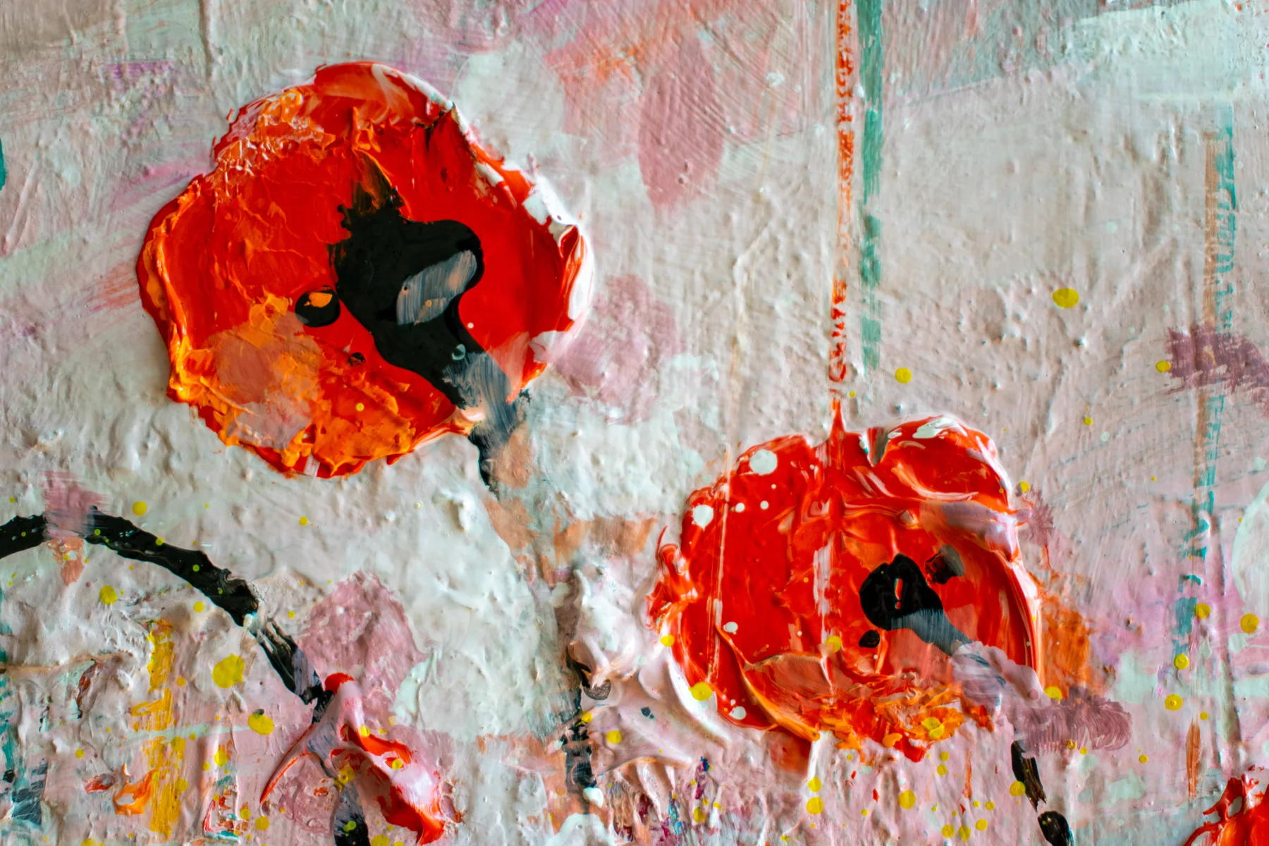 Summerfield with Poppies — detail 7