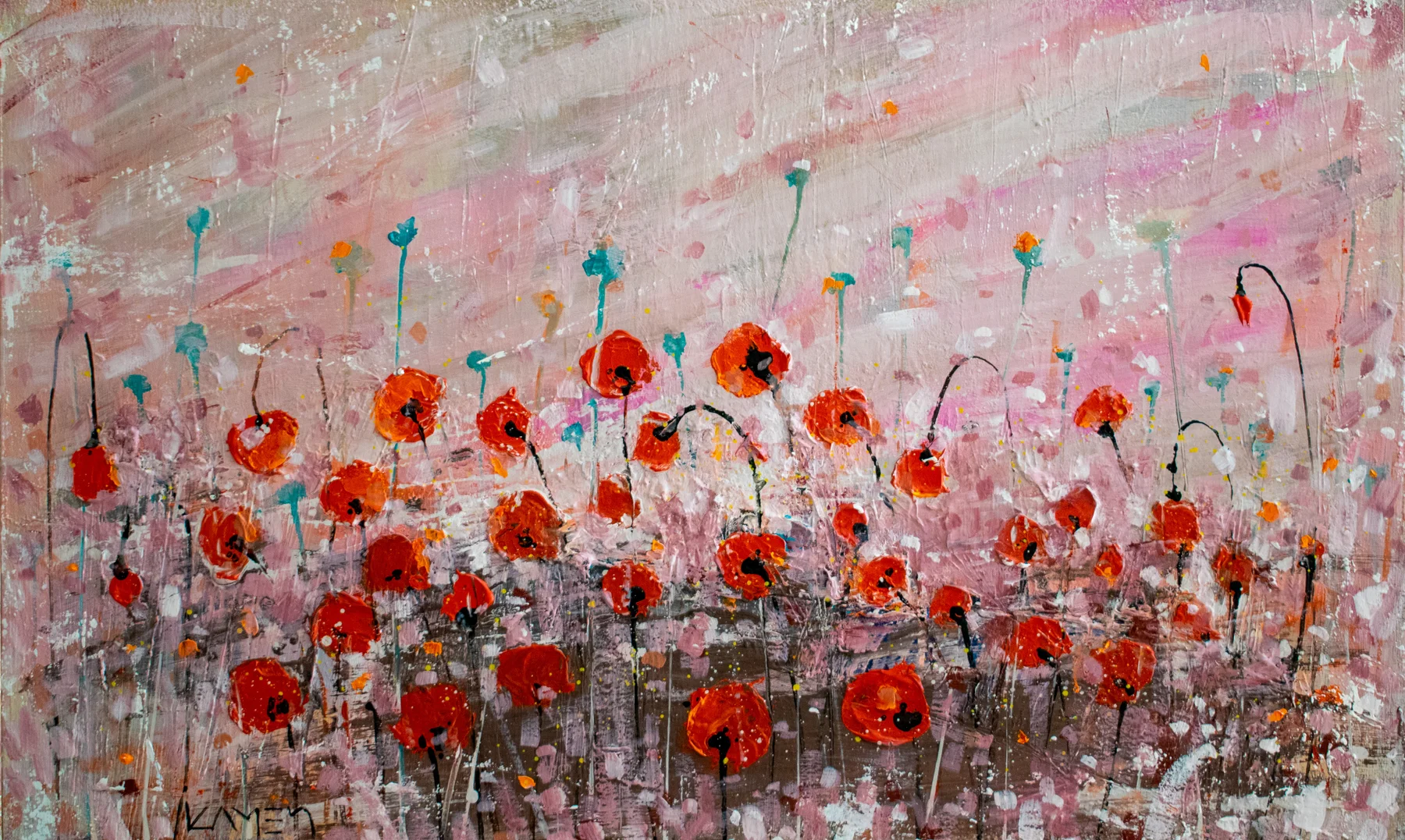 Summerfield with Poppies