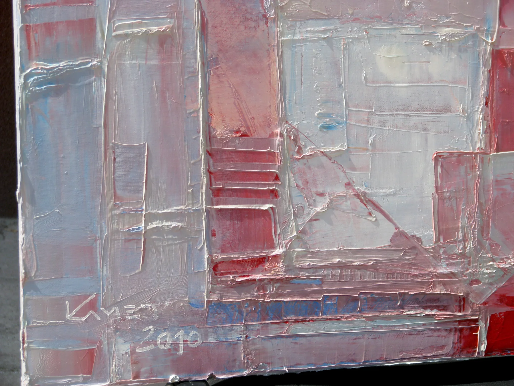 Violet Harmony in Blue — detail 2