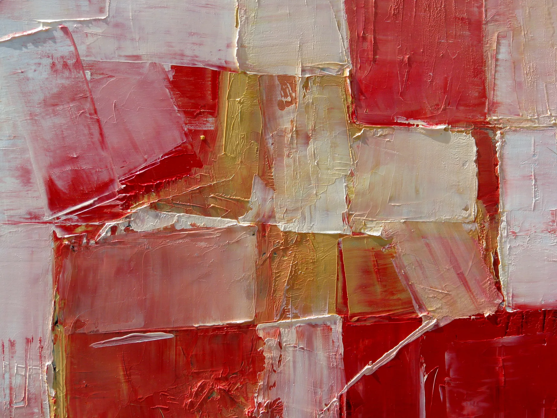 White Embracing Red — detail 1